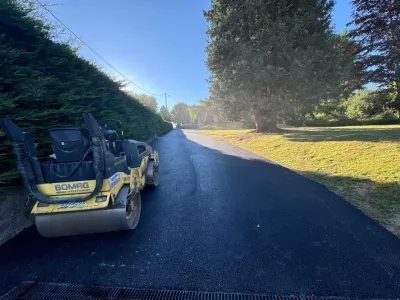 Enrobé à chaud noir sur la commune de TREIGNAC (19)