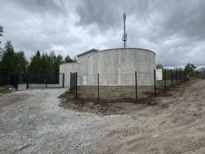 Pose de portail et clôture en panneaux rigides sur la commune de USSEL (19)